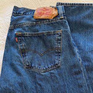 Levi's 501 Men's Classic Indigo Straight Jeans